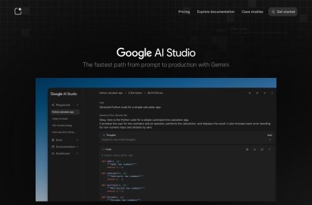 Google AI Studio