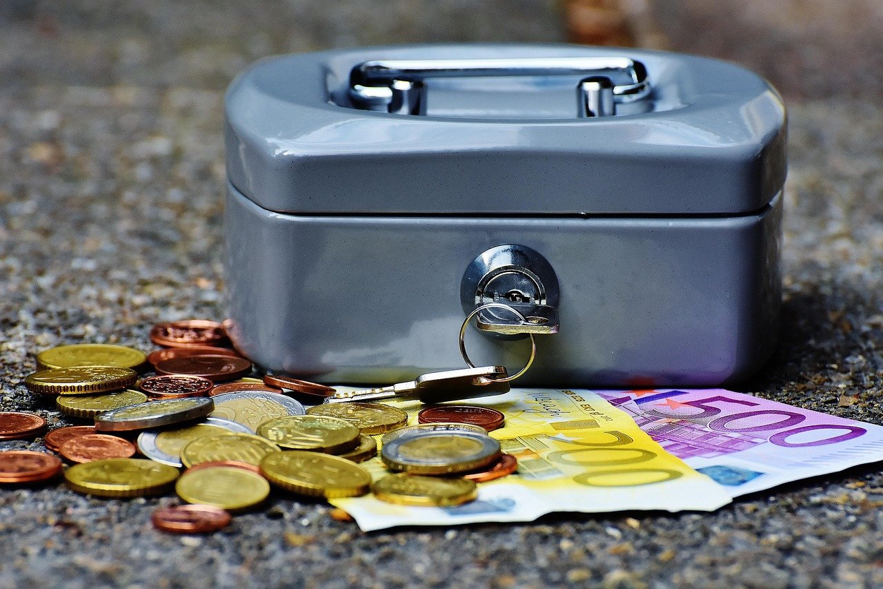 Money and finance concept representing cost savings